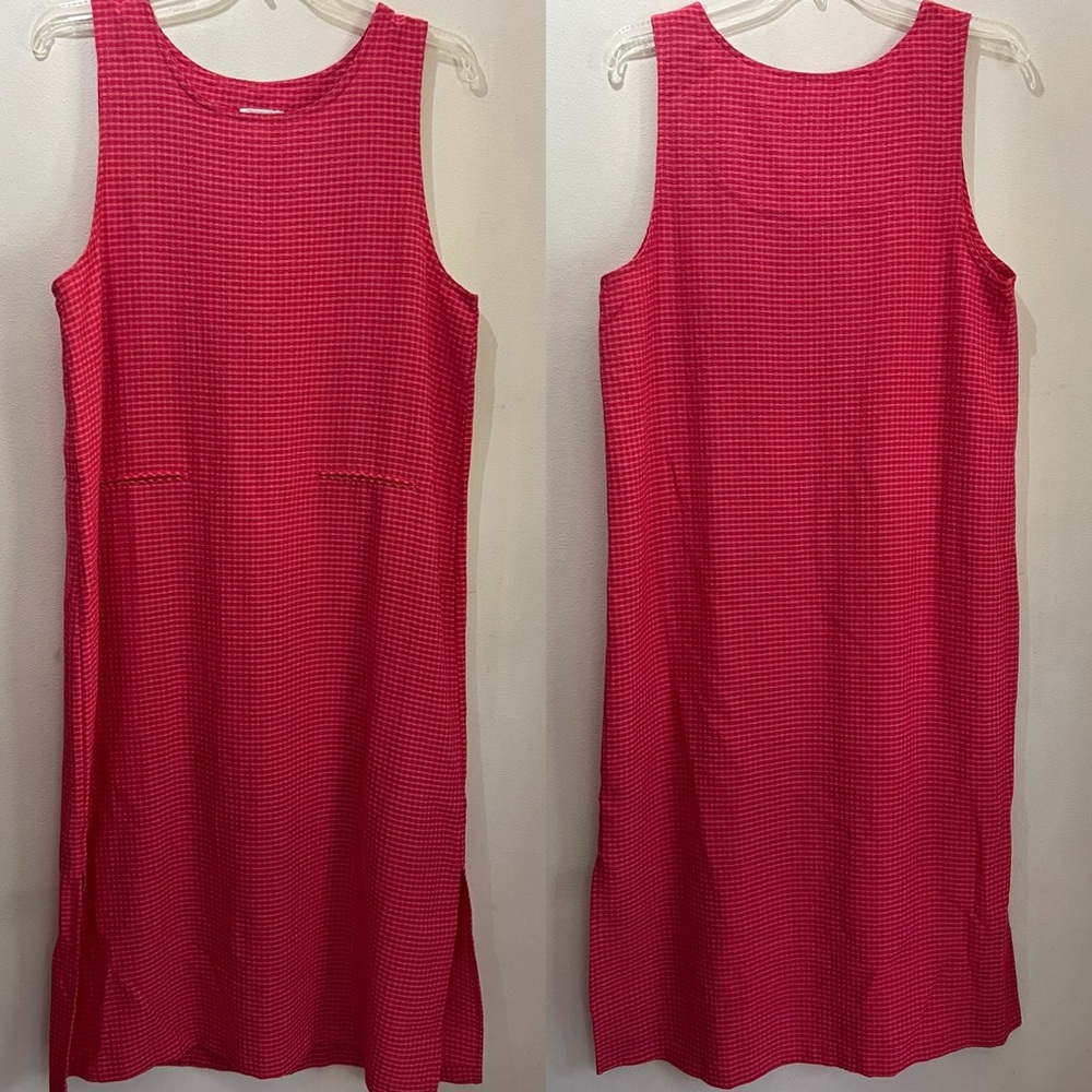 Christopher & Banks Gingham Midi Dress Size XL